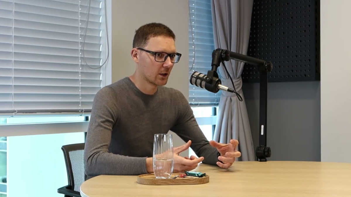 A Guest on a Podcast